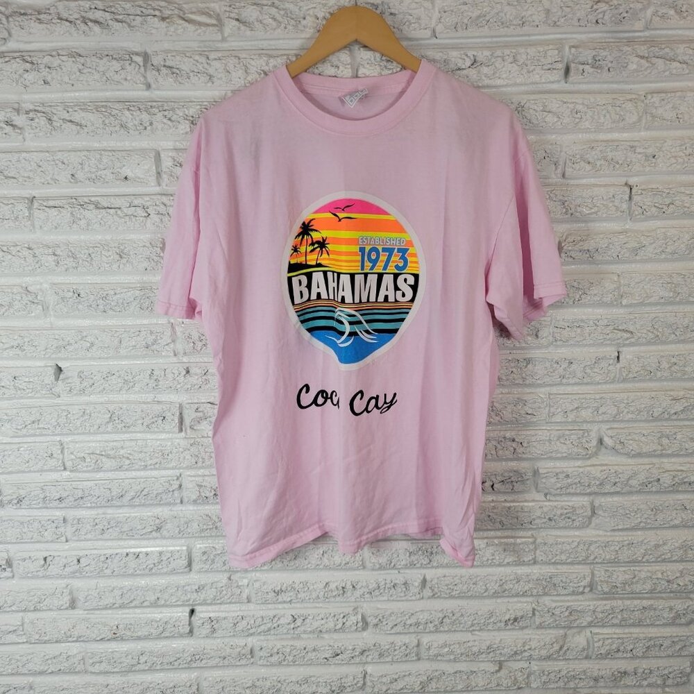 Caballero Unisex Pink T-Shirt Mens XL Women's 1X 2X 100% Cotton Souvenir NOV217E